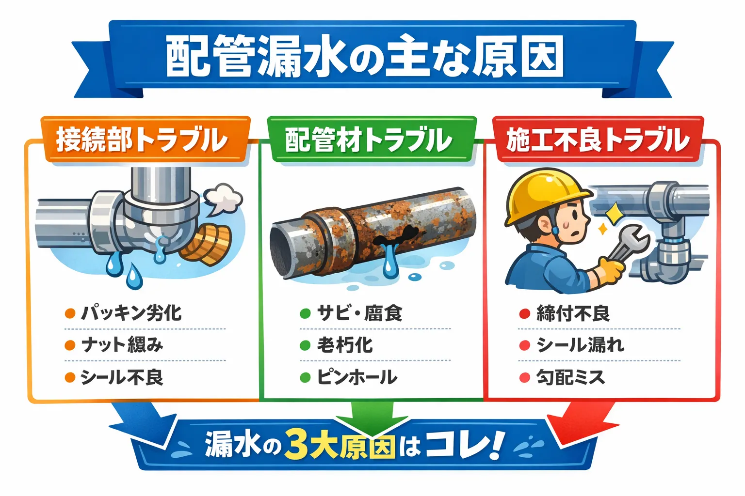 床下・壁内・天井裏で進行する漏水トラブルとカビリスク