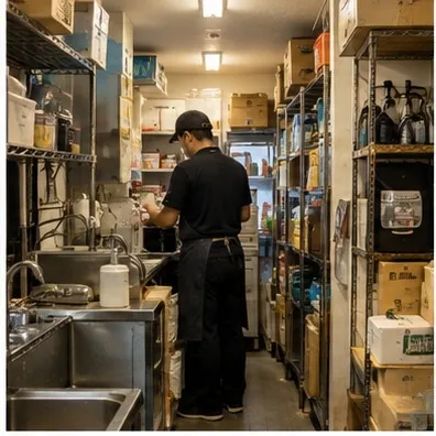 店舗の水回りと賃貸住宅の説明用イメージ
