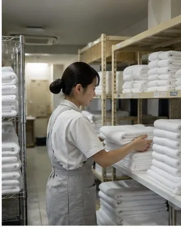 リネン庫と清掃の記録の説明用イメージ