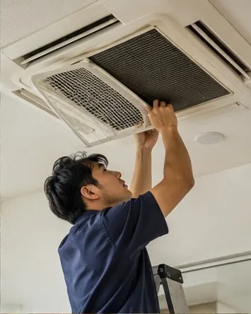 空調内部は専門担当への説明用イメージ